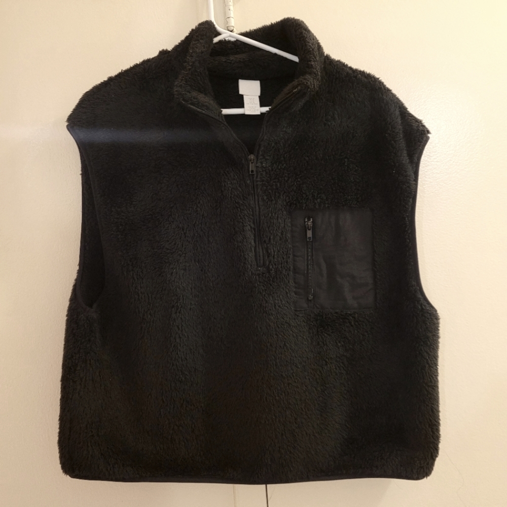 Unisex soft furry vest